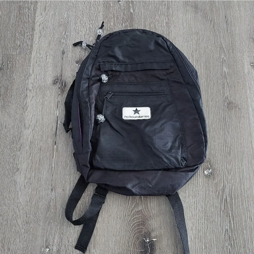 No Boundaries Black Backpack